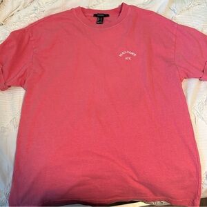 Forever 21 pink “melrose ave” shirt. Size small.